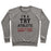 Virgin Teez  Pullover Crewneck Sweatshirt / x-small / Heathered Gray I'M A TRY ATHLETE (I SUCK AT EVERY SPORT I TRY) CREWNECK SWEATSHIRT