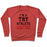 Virgin Teez  Pullover Crewneck Sweatshirt / x-small / Heathered Red I'M A TRY ATHLETE (I SUCK AT EVERY SPORT I TRY) CREWNECK SWEATSHIRT
