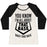 Virgin Teez  Baseball Tee Women's Tri-Blend Baseball Tee / small / Oatmeal / Black I'M ALL ABOUT THAT BASE WOMEN'S TRI-BLEND BASEBALL TEE