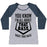 Virgin Teez  Baseball Tee Women's Tri-Blend Baseball Tee / small / Athletic Gray / Navy I'M ALL ABOUT THAT BASE WOMEN'S TRI-BLEND BASEBALL TEE
