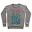 Virgin Teez  Pullover Crewneck Sweatshirt / x-small / Heathered Gray I'M ALL ABOUT THEM GAINS CREWNECK SWEATSHIRT