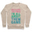 Virgin Teez  Pullover Crewneck Sweatshirt / x-small / Heathered Oatmeal I'M ALL ABOUT THEM GAINS CREWNECK SWEATSHIRT