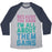 Virgin Teez  Baseball Tee Unisex Tri-Blend Baseball Tee / small / Athletic Gray / Navy I'M ALL ABOUT THEM GAINS UNISEX TRI-BLEND BASEBALL TEE