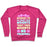 Virgin Teez  Pullover Crewneck Sweatshirt / x-small / Deep Pink I'M ALL ABOUT THEM WEIGHTS, 'BOUT THEM WEIGHTS, NO TREADMILL CREWNECK SWEATSHIRT