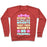 Virgin Teez  Pullover Crewneck Sweatshirt / x-small / Heathered Red I'M ALL ABOUT THEM WEIGHTS, 'BOUT THEM WEIGHTS, NO TREADMILL CREWNECK SWEATSHIRT
