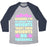 Virgin Teez  Baseball Tee Unisex Tri-Blend Baseball Tee / small / Athletic Gray / Navy I'M ALL ABOUT THEM WEIGHTS, 'BOUT THEM WEIGHTS, NO TREADMILL UNISEX TRI-BLEND BASEBALL TEE