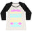 Virgin Teez  Baseball Tee Women's Tri-Blend Baseball Tee / small / Oatmeal / Black I'M ALL ABOUT THEM WEIGHTS, 'BOUT THEM WEIGHTS, NO TREADMILL WOMEN'S TRI-BLEND BASEBALL TEE