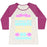 Virgin Teez  Baseball Tee Women's Tri-Blend Baseball Tee / small / Oatmeal / Berry I'M ALL ABOUT THEM WEIGHTS, 'BOUT THEM WEIGHTS, NO TREADMILL WOMEN'S TRI-BLEND BASEBALL TEE