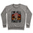 Virgin Teez  Pullover Crewneck Sweatshirt / x-small / Heathered Gray I'M ALL FIRED UP! CREWNECK SWEATSHIRT