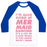 Virgin Teez  Baseball Tee Unisex Classic Baseball Tee / x-small / White/Blue I'M ALSO GOOD AT MERMAID DANCING UNISEX CLASSIC BASEBALL TEE