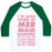 Virgin Teez  Baseball Tee Unisex Classic Baseball Tee / x-small / White/Dark Green I'M ALSO GOOD AT MERMAID DANCING UNISEX CLASSIC BASEBALL TEE