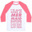 Virgin Teez  Baseball Tee Unisex Classic Baseball Tee / x-small / White/Neon Pink I'M ALSO GOOD AT MERMAID DANCING UNISEX CLASSIC BASEBALL TEE