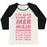 Virgin Teez  Baseball Tee Women's Tri-Blend Baseball Tee / small / Oatmeal / Black I'M ALSO GOOD AT MERMAID DANCING WOMEN'S TRI-BLEND BASEBALL TEE