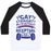Virgin Teez  Baseball Tee Unisex Classic Baseball Tee / x-small / White/Black I'M BICEPTUAL UNISEX CLASSIC BASEBALL TEE