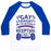 Virgin Teez  Baseball Tee Unisex Classic Baseball Tee / x-small / White/Blue I'M BICEPTUAL UNISEX CLASSIC BASEBALL TEE