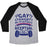 Virgin Teez  Baseball Tee Unisex Tri-Blend Baseball Tee / small / Athletic Gray / Black I'M BICEPTUAL UNISEX TRI-BLEND BASEBALL TEE