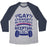 Virgin Teez  Baseball Tee Unisex Tri-Blend Baseball Tee / small / Athletic Gray / Navy I'M BICEPTUAL UNISEX TRI-BLEND BASEBALL TEE