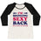 Virgin Teez  Baseball Tee Women's Tri-Blend Baseball Tee / small / Oatmeal / Black I'M BRINGING SEXY BACK WOMEN'S TRI-BLEND BASEBALL TEE