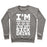 Virgin Teez  Pullover Crewneck Sweatshirt / x-small / Heathered Gray I'M CONTAGIOUS I'VE GOT SICK GAINS CREWNECK SWEATSHIRT