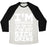 Virgin Teez  Baseball Tee Unisex Tri-Blend Baseball Tee / small / Oatmeal / Black I'M CONTAGIOUS I'VE GOT SICK GAINS UNISEX TRI-BLEND BASEBALL TEE