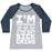Virgin Teez  Baseball Tee Women's Tri-Blend Baseball Tee / small / Athletic Gray / Navy I'M CONTAGIOUS I'VE GOT SICK GAINS WOMEN'S TRI-BLEND BASEBALL TEE