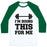 Virgin Teez  Baseball Tee Unisex Classic Baseball Tee / x-small / White/Dark Green I'M DOING THIS FOR ME UNISEX CLASSIC BASEBALL TEE