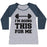 Virgin Teez  Baseball Tee Women's Tri-Blend Baseball Tee / small / Athletic Gray / Navy I'M DOING THIS FOR ME WOMEN'S TRI-BLEND BASEBALL TEE