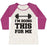 Virgin Teez  Baseball Tee Women's Tri-Blend Baseball Tee / small / Oatmeal / Berry I'M DOING THIS FOR ME WOMEN'S TRI-BLEND BASEBALL TEE