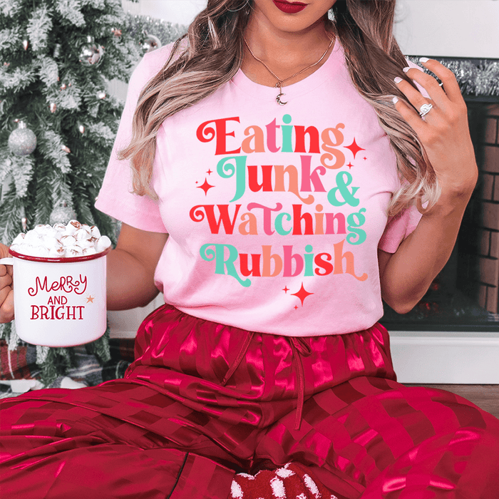 I'm Eating Junk & Watching Rubbish T-Shirt