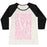 Virgin Teez  Baseball Tee Women's Tri-Blend Baseball Tee / small / Oatmeal / Black I'M ENDING IT WITH GYM WOMEN'S TRI-BLEND BASEBALL TEE