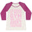 Virgin Teez  Baseball Tee Women's Tri-Blend Baseball Tee / small / Oatmeal / Berry I'M ENDING IT WITH GYM WOMEN'S TRI-BLEND BASEBALL TEE