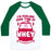 Virgin Teez  Baseball Tee Unisex Classic Baseball Tee / x-small / White/Dark Green I'M FEELING SOME TYPE OF WHEY UNISEX CLASSIC BASEBALL TEE