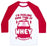Virgin Teez  Baseball Tee Unisex Classic Baseball Tee / x-small / White/Red I'M FEELING SOME TYPE OF WHEY UNISEX CLASSIC BASEBALL TEE