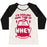 Virgin Teez  Baseball Tee Women's Tri-Blend Baseball Tee / small / Oatmeal / Black I'M FEELING SOME TYPE OF WHEY WOMEN'S TRI-BLEND BASEBALL TEE
