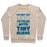 Virgin Teez  Pullover Crewneck Sweatshirt / x-small / Heathered Oatmeal I'M FILLED WITH TINY ALIENS CREWNECK SWEATSHIRT