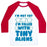 Virgin Teez  Baseball Tee Unisex Classic Baseball Tee / x-small / White/Red I'M FILLED WITH TINY ALIENS UNISEX CLASSIC BASEBALL TEE