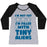 Virgin Teez  Baseball Tee Women's Tri-Blend Baseball Tee / small / Athletic Gray / Black I'M FILLED WITH TINY ALIENS WOMEN'S TRI-BLEND BASEBALL TEE