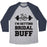 Virgin Teez  Baseball Tee Unisex Tri-Blend Baseball Tee / small / Athletic Gray / Navy I'M GETTING BRIDAL BUFF UNISEX TRI-BLEND BASEBALL TEE