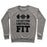 Virgin Teez  Pullover Crewneck Sweatshirt / x-small / Heathered Gray I'M GETTING CRITICAL FIT CREWNECK SWEATSHIRT