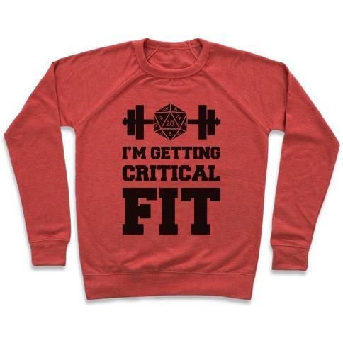 I'M GETTING CRITICAL FIT CREWNECK SWEATSHIRT