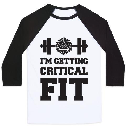 Virgin Teez  Baseball Tee Unisex Classic Baseball Tee / x-small / White/Black I'M GETTING CRITICAL FIT UNISEX CLASSIC BASEBALL TEE