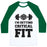 Virgin Teez  Baseball Tee Unisex Classic Baseball Tee / x-small / White/Dark Green I'M GETTING CRITICAL FIT UNISEX CLASSIC BASEBALL TEE