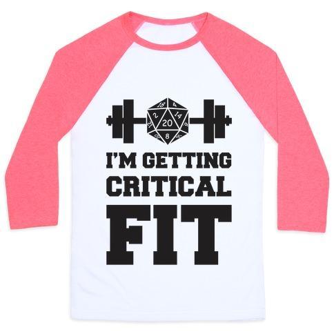 Virgin Teez  Baseball Tee Unisex Classic Baseball Tee / x-small / White/Neon Pink I'M GETTING CRITICAL FIT UNISEX CLASSIC BASEBALL TEE