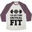 Virgin Teez  Baseball Tee Unisex Tri-Blend Baseball Tee / small / Oatmeal / Maroon I'M GETTING CRITICAL FIT UNISEX TRI-BLEND BASEBALL TEE