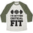 Virgin Teez  Baseball Tee Unisex Tri-Blend Baseball Tee / small / Oatmeal / Moss I'M GETTING CRITICAL FIT UNISEX TRI-BLEND BASEBALL TEE