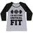 Virgin Teez  Baseball Tee Women's Tri-Blend Baseball Tee / small / Athletic Gray / Black I'M GETTING CRITICAL FIT WOMEN'S TRI-BLEND BASEBALL TEE