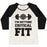 Virgin Teez  Baseball Tee Women's Tri-Blend Baseball Tee / small / Oatmeal / Black I'M GETTING CRITICAL FIT WOMEN'S TRI-BLEND BASEBALL TEE