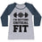 Virgin Teez  Baseball Tee Women's Tri-Blend Baseball Tee / small / Athletic Gray / Navy I'M GETTING CRITICAL FIT WOMEN'S TRI-BLEND BASEBALL TEE