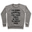 Virgin Teez  Pullover Crewneck Sweatshirt / x-small / Heathered Gray I'M GOING TO EXERCISE LIKE THOSE FOOLS CREWNECK SWEATSHIRT