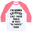 Virgin Teez  Baseball Tee Unisex Classic Baseball Tee / x-small / White/Neon Pink I'M GOING TO EXERCISE LIKE THOSE FOOLS UNISEX CLASSIC BASEBALL TEE